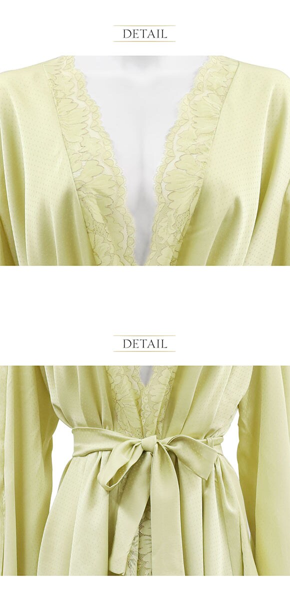 アンブラ Harmony in Bloom レースコンビ スリットスリーブガウン ルームウェア ANNEBRA