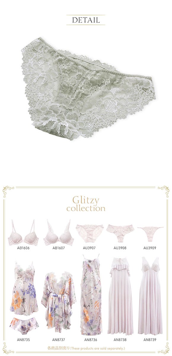 アンブラ ANNEBRA GLITZY 総レース ケミカル ショーツ スタンダード セクシー 単品