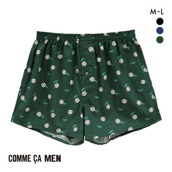 コムサメン Discovering Japan だるま トランクス メンズ COMME CA MEN 前あき アンダーウェア