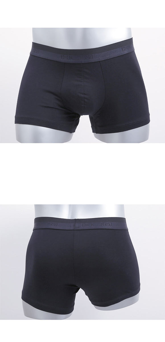 オム HOM CLASSIC BOXER BRIEFS PREMIUM COTTON MODAL ボクサーパンツ メンズ 前とじ 無地 アンダーウェア