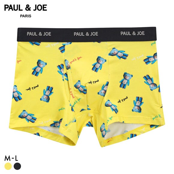 ポール ＆ ジョー PAUL & JOE ブルーベア柄 ボクサーパンツ メンズ 前あき アンダーウェア