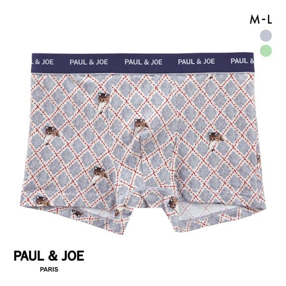 ポール ＆ ジョー アーガイルスイングヌネット ボクサーパンツ メンズ 前とじ アンダーウェア PAUL & JOE