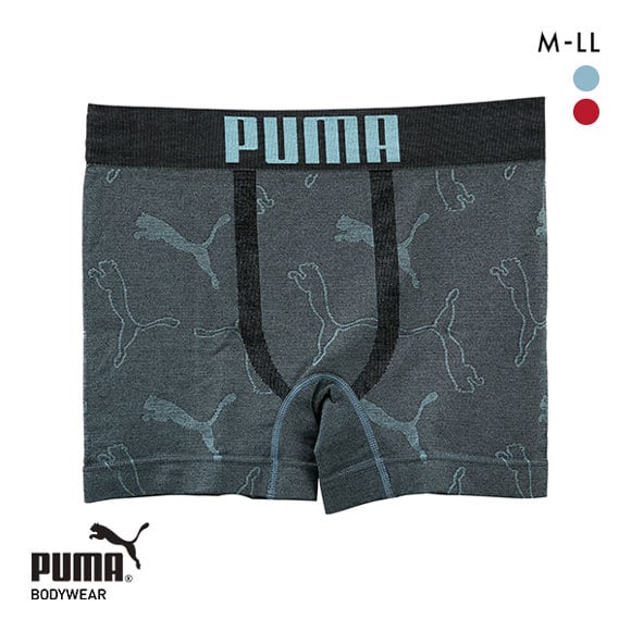プーマ PUMA キャットロゴ ジャカード 成型 ボクサーパンツ メンズ  前閉じ アンダーウェア