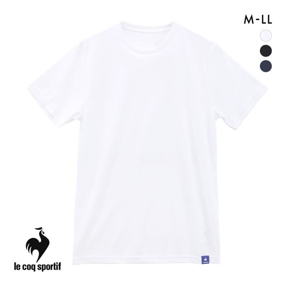 ルコックスポルティフ ハニカムメッシュ クルーネック 半袖 Tシャツ インナー メンズ le coq sportif