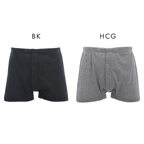 中漏れ安心 吸水サポート 当て布付き ニットトランクス メンズ 吸水量10cc 前あき