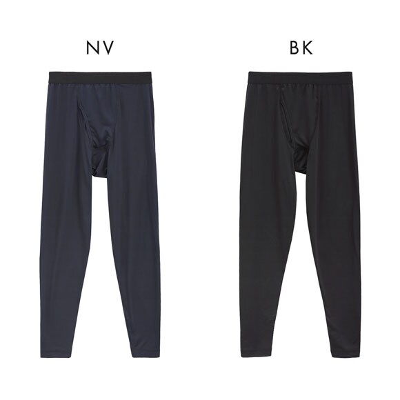 プラチナヒート ロングタイツ メンズ インナー Ask Doctors あったか 裏起毛 ストレッチ 前あき