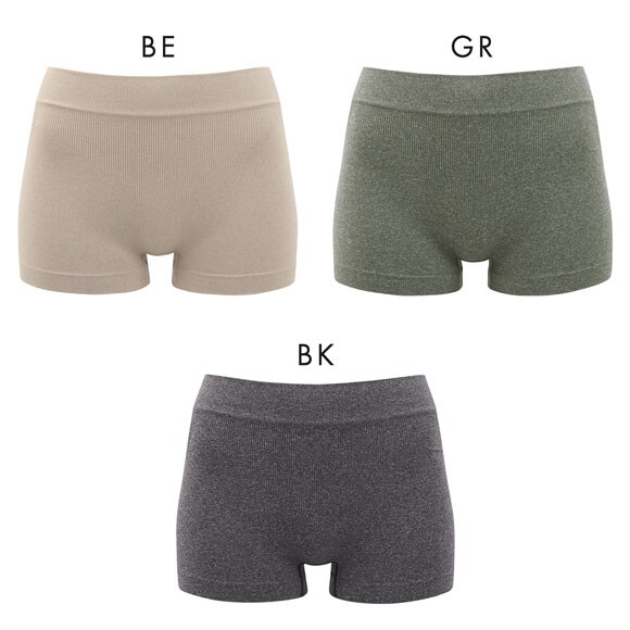 ルコックスポルティフ 成型 シームレス 1分丈 ショーツ レディース ボクサータイプ le coq sportif