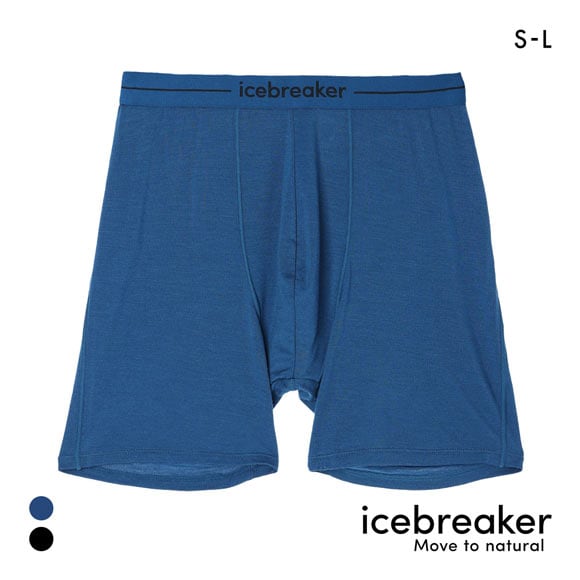 アイスブレーカー M メリノ 150 アナトミカ ロングボクサー メンズ 前閉じ icebreaker M ANATOMICA