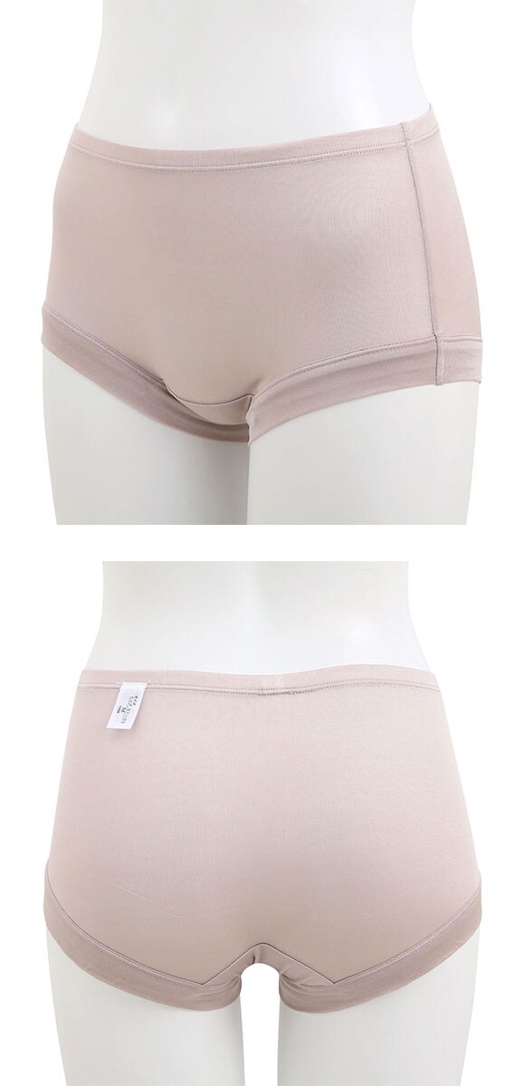 絹100％ 無地 シンプル ボクサーショーツ