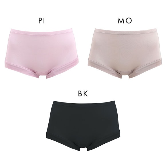 絹100％ 無地 シンプル ボクサーショーツ