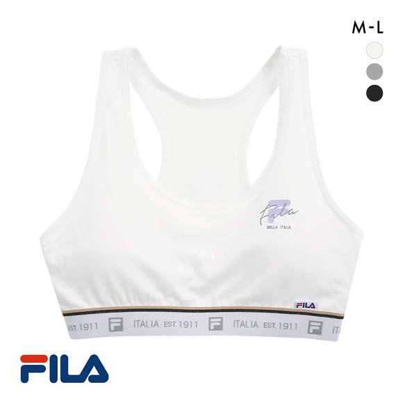 フィラ FILA LADYS ハーフトップ ブラジャー スポーツブラ ノンワイヤー モールドカップ ワイヤレスブラ 単品