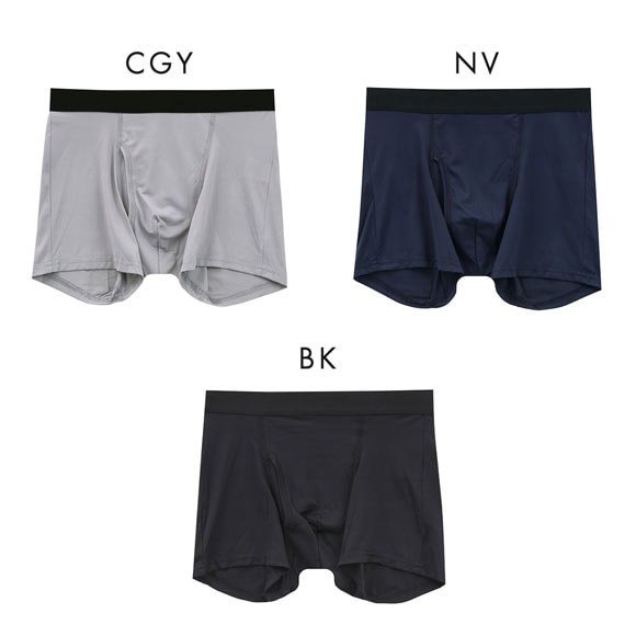 ヒヤロン メンズ ボクサーパンツ メッシュ 前開き プリント M L LL 大きいサイズ 接触冷感