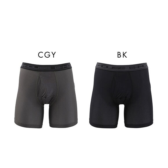 ジーハウス 技男 メッシュでCOOL 3分丈 ボクサーパンツ メンズ 前開き メッシュ 涼しい 大きいサイズ G-HOUSE