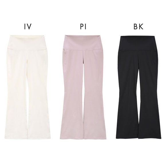 RCSP リカサポ 血行促進 レディース フレアパンツ スポーツウェア レギンス スパッツ ML リカバリーサポートウェア 婦人 LADIES