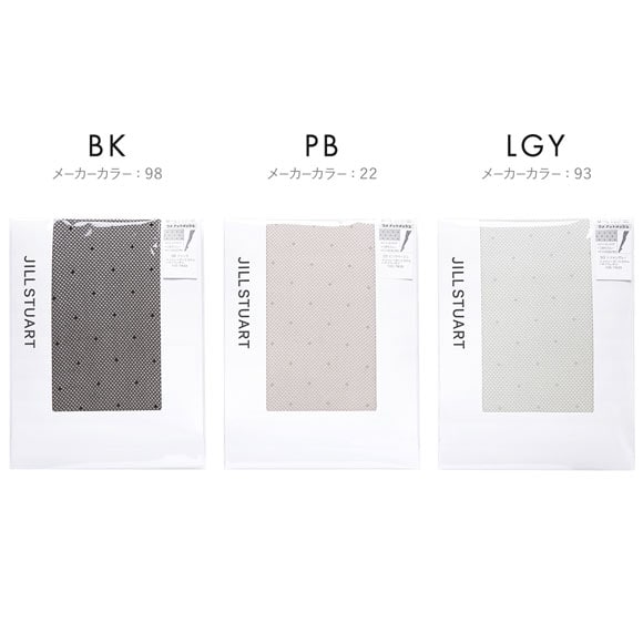 ジルスチュアート ラメドットメッシュ ストッキング レディース パンスト M-L L-LL JILL STUART