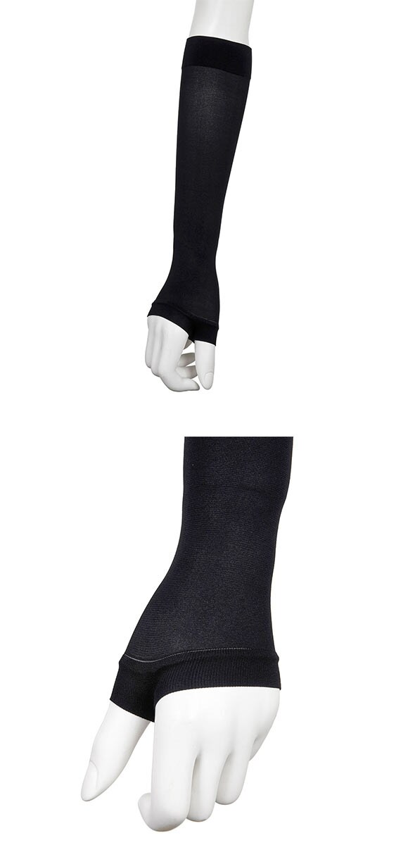 福助 ひやはだ 冷 アームカバー ショート レディース 接触冷感 fukuske HIYAHADA