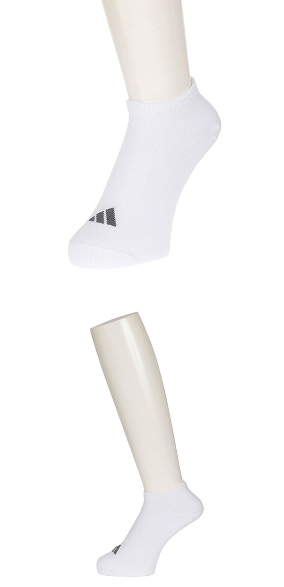 アディダス ベーシック スニーカー丈 ソックス 3足セット メンズ 靴下 adidas 破れにくい 消臭 24-26cm 26-28cm 28-30cm