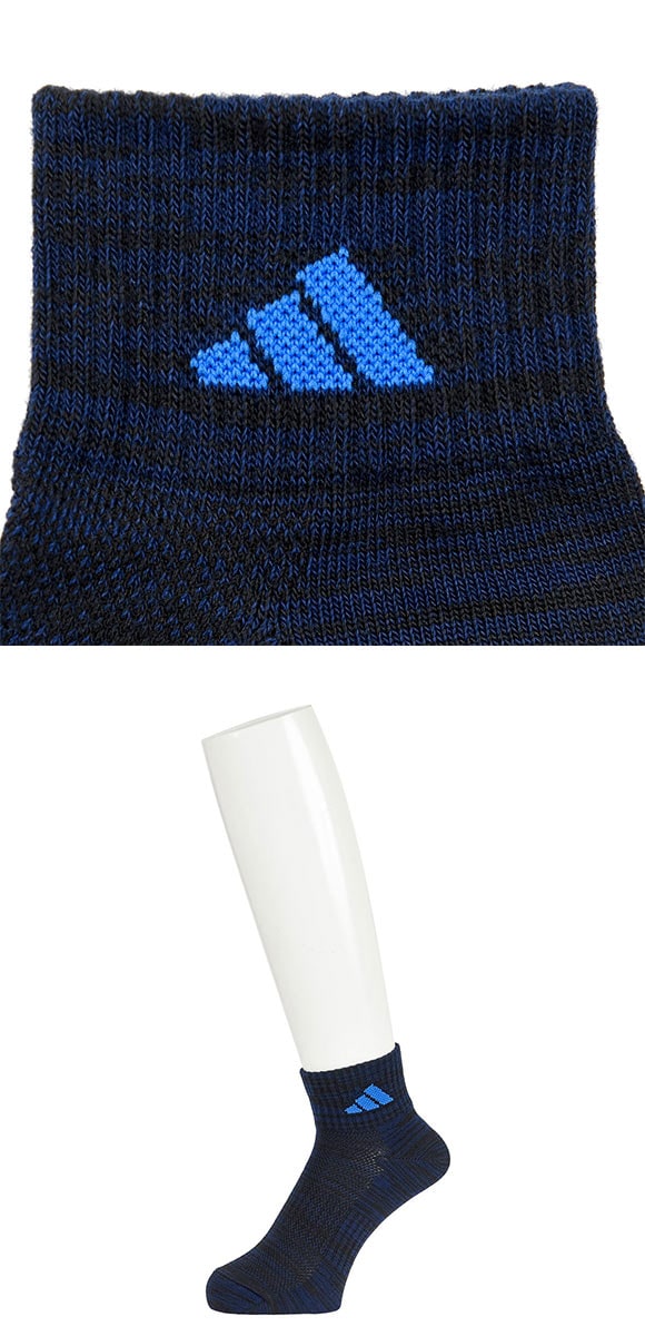 アディダス ストロング ショート丈 ソックス 3足セット メンズ 靴下 adidas 耐久性10倍 24-26cm 26-28cm