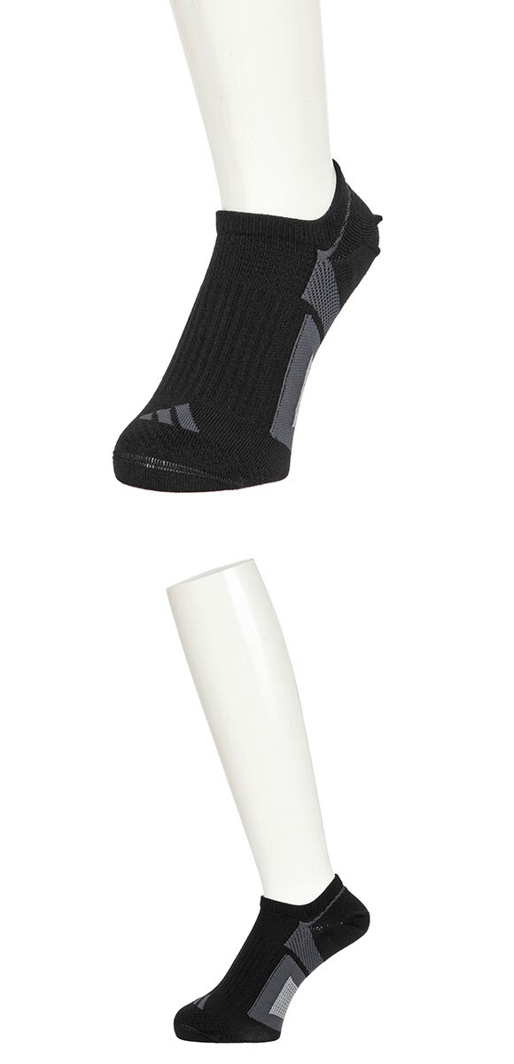 アディダス ドライ ゴースト ソックス 3足セット メンズ 靴下 adidas 吸水速乾 24-26cm 26-28cm