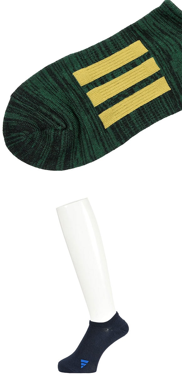 アディダス DEO スリーバー ゴースト ソックス 3足セット メンズ 靴下 adidas 消臭 24-26cm 26-28cm