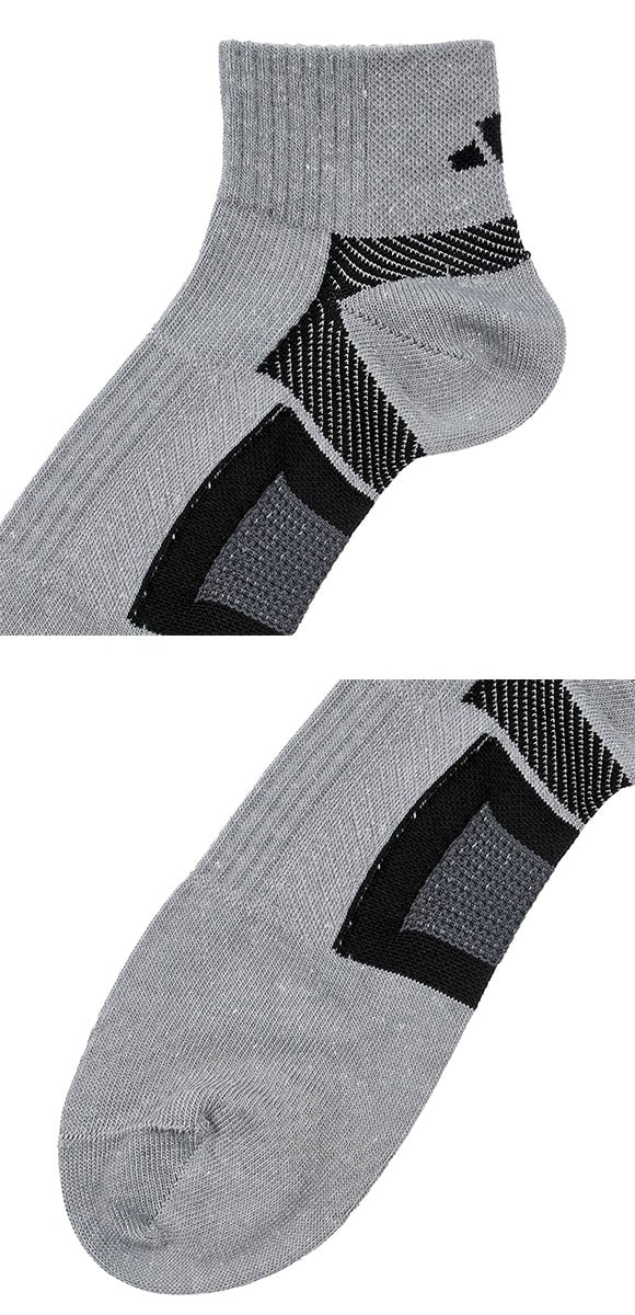 アディダス DRY ショート丈 ソックス 3足セット メンズ 靴下 adidas 吸水速乾 24-26cm 26-28cm