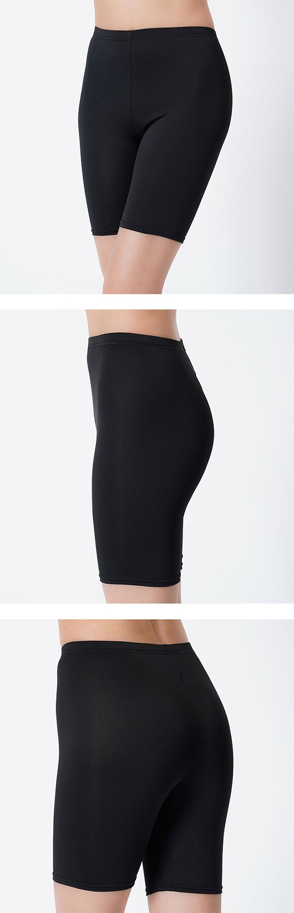 福助 fukuske DAILY満足 さらさら冷感 3分丈レギンス レディース インナー 接触冷感 オーバーパンツ