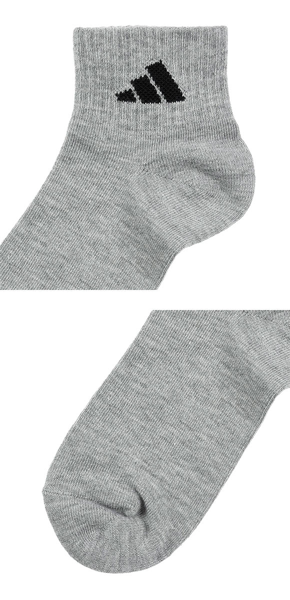 アディダス キッズ ジュニア ベーシック ショート丈 ソックス 3足セット 靴下 adidas 19-21cm 21-23cm 23-25cm