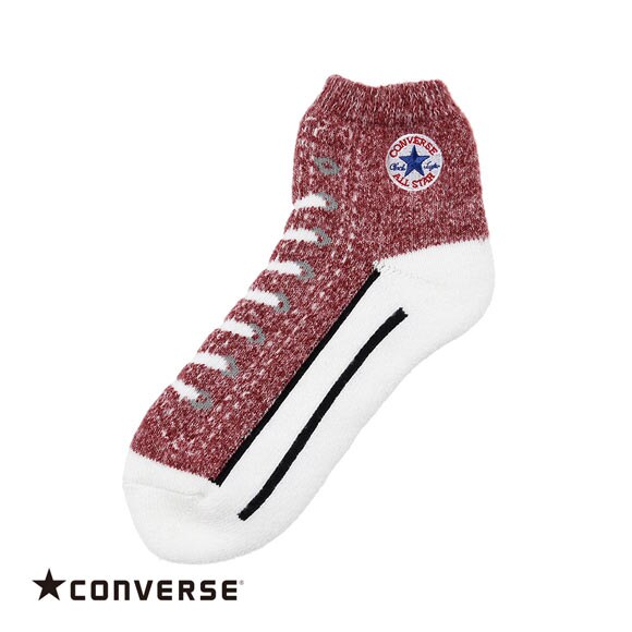 コンバース オールスター ハイカットデザイン  ルームソックス メンズ 靴下 25-27cm CONVERSE