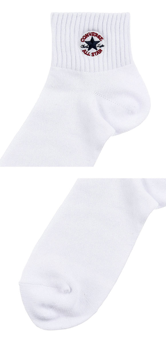 コンバース ワンポイントロゴ ショート丈 ソックス 3足セット 靴下 メンズ CONVERSE