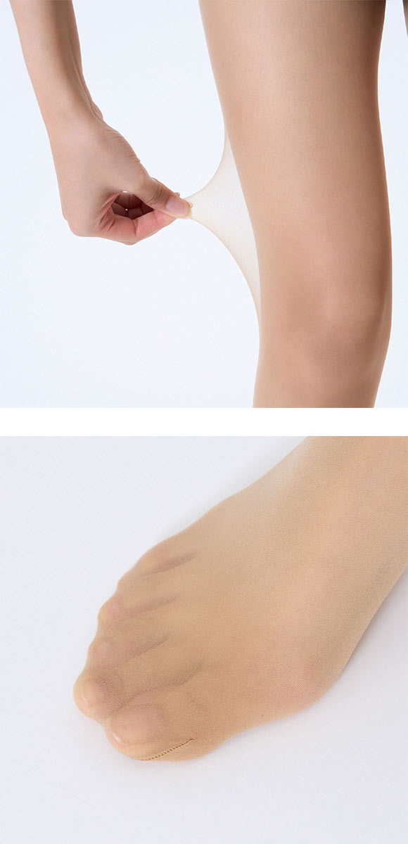 福助 満足 伝線しにくいノンラン設計 サマータイプ ストッキング レディース パンスト fukuske パンティストッキング