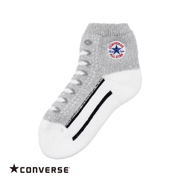 コンバース オールスター ハイカットデザイン ルームソックス レディース 靴下 23-25cm CONVERSE