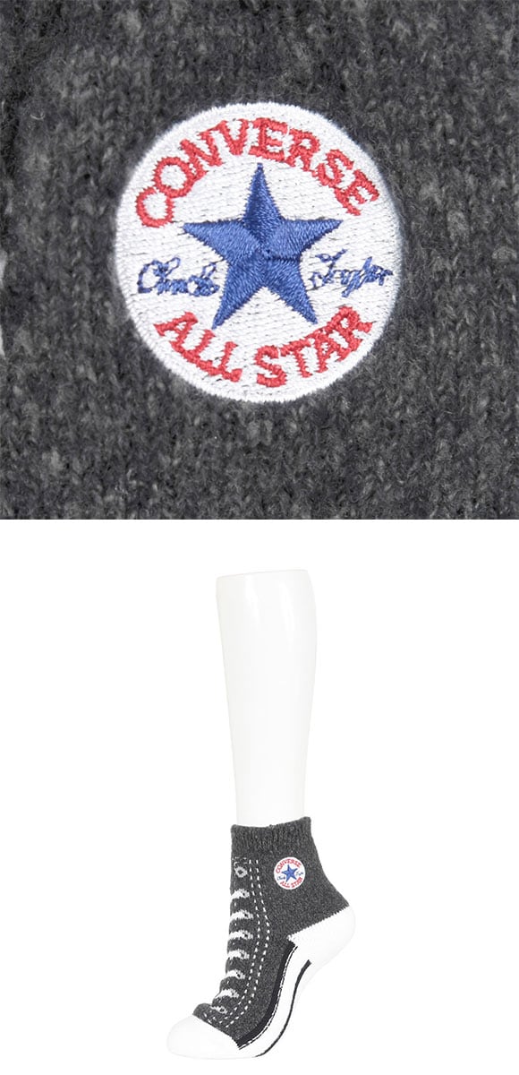 コンバース オールスターデザイン ルームソックス レディース 靴下 23-25cm CONVERSE