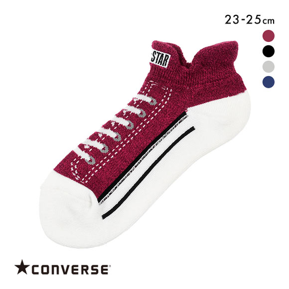 コンバース CONVERSE オールスター ALL STAR ローカット スニーカー丈 ソックス レディース 靴下 23-25cm