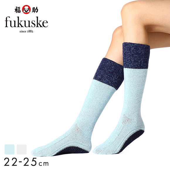 福助 Fukuske レディース ソックス 日本製 ルームソックス 靴下 22-25cm