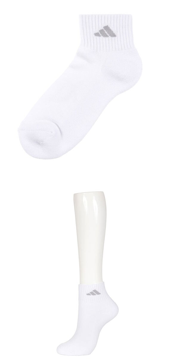 アディダス 足底パイル ショート丈 ソックス 3足セット レディース 靴下 adidas 消臭 破れにくい 23-25cm