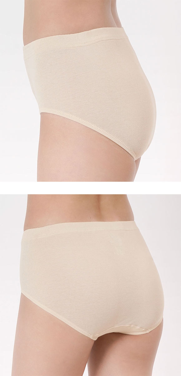 福助 満足 綿100％なのにひんやり スタンダード ショーツ レディース 冷感綿 Fukuske