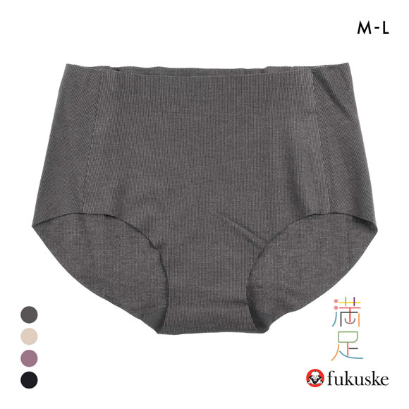 福助 満足Styling ふわっとAirなソフトタッチ あったかシームレス スタンダード ショーツ レディース fukuske
