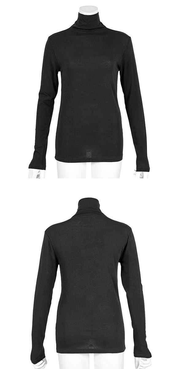 福助 ステキシアー タートルネック 長袖シャツ レディース インナー fukuske