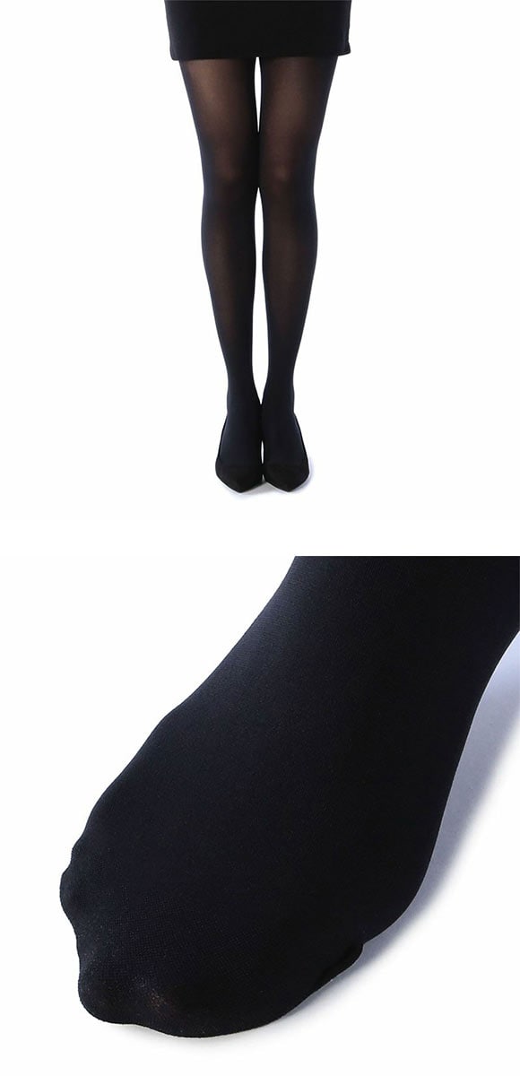福助 満足 しっとりダブル保湿 60デニール タイツ JMLサイズ レディース 日本製 Fukuske
