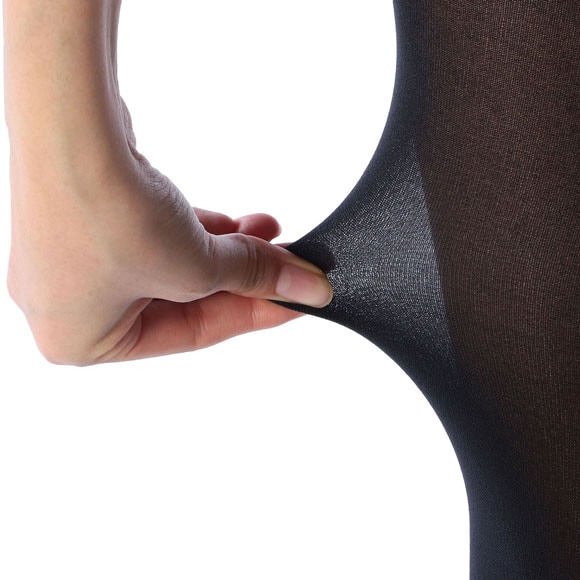 福助 満足 しっとりダブル保湿 80デニール タイツ JJMLサイズ レディース 日本製 fukuske