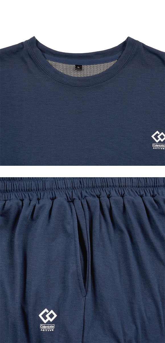 コラントッテ アクティブ エナジーストーン リラクシングウェア 上下セット 男女兼用 Colantotte Active