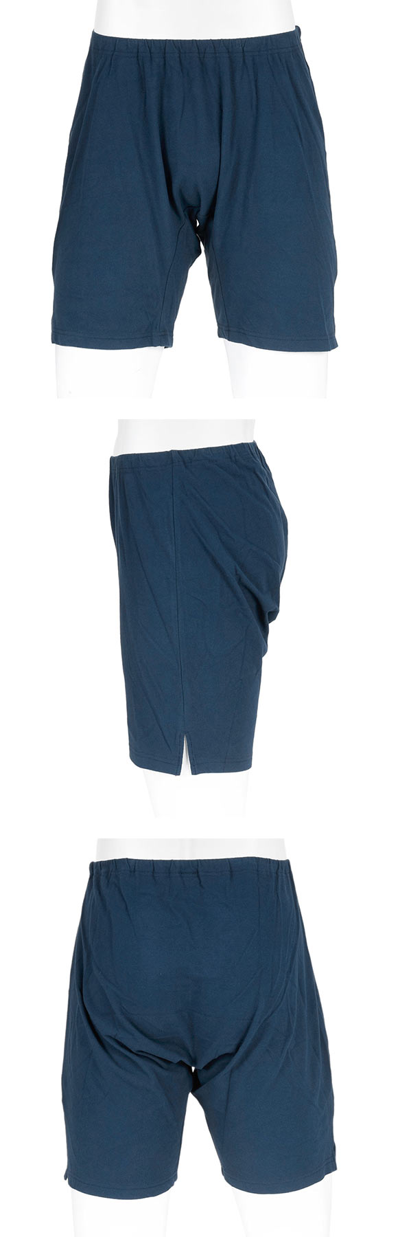 福助 BEAUTY AND FUNCTION FOR MEN 楽々スリープパンツ ロングニットトランクス メンズ 前とじ 睡眠 fukuske