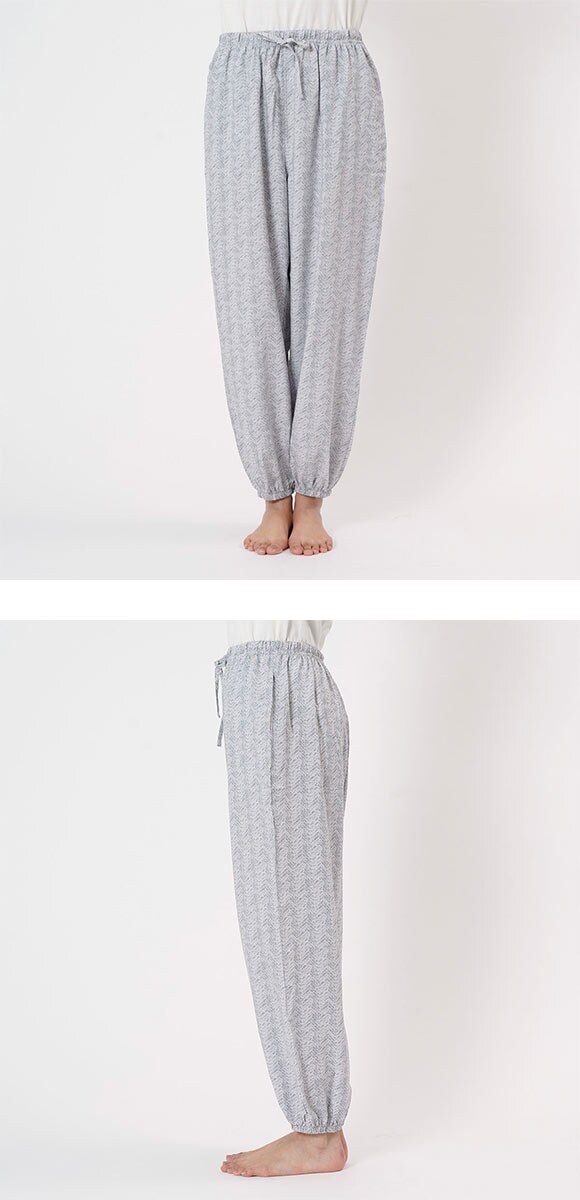 福助 レーヨン ジョガーパンツ ボトムス レディース ルームウェア パジャマ fukuske