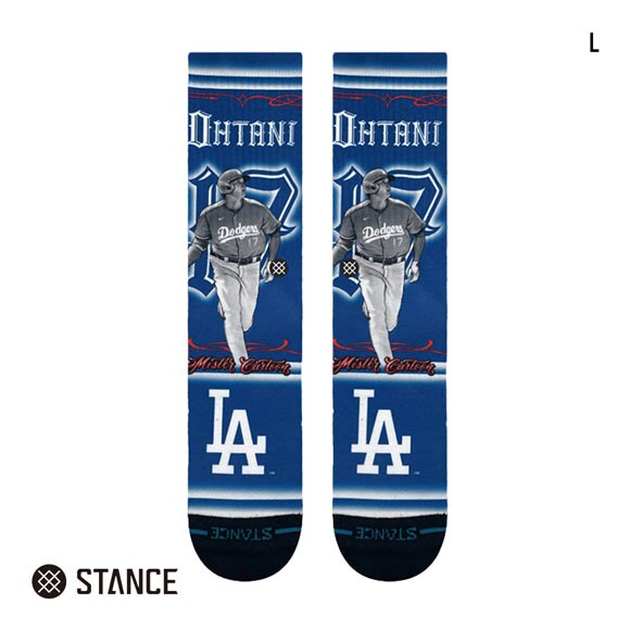 スタンス OHTANI CARTOON CREW クルー丈 ソックス メンズ STANCE 靴下