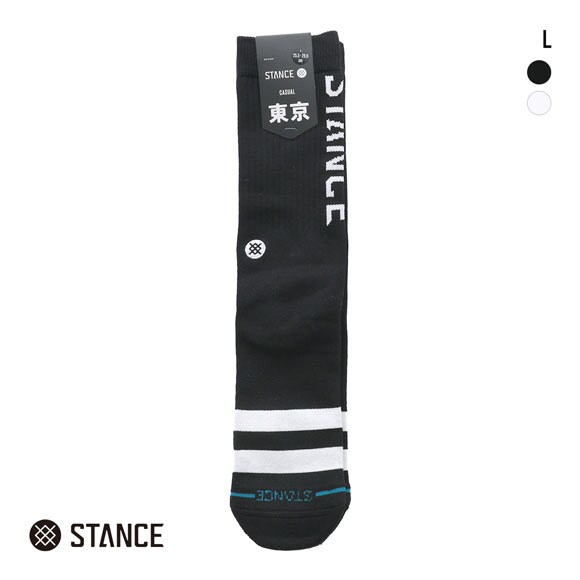 スタンス OG TOKYO CREW クルー丈 ソックス メンズ STANCE 靴下