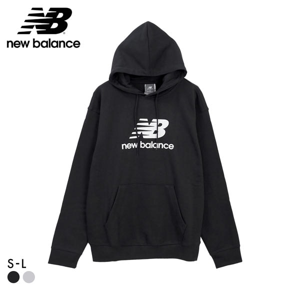 ニューバランス Essentials Stacked Logo スウェットフーディ メンズ New Balance スポーツ
