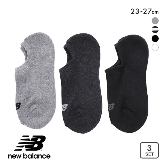 ニューバランス New Balance スニーカーレングス ソックス 3足組 メンズ レディース 靴下 23-25cm 25-27cm ユニセックス 男女兼用
