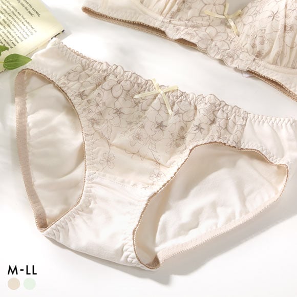 カジュアルフィーリング コットンレース リラクシング ペアショーツ レディース ノーマルショーツ 単品 Casual Feeling