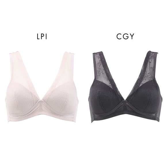 下からはけるブラ ノンワイヤー ブラジャー レディース アンダーメッシュ ハーフトップ 単品