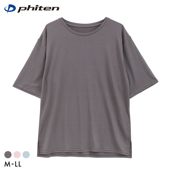 ファイテン phiten アクアチタン採用 ルームTシャツ レディース 半袖 ルームウェア リラックス